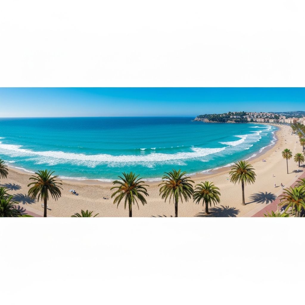 Mediterranean coastal landscape